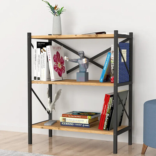 Полица со метална конструкција Крафт - атлантик MK15-02-02