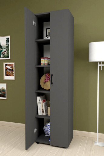 Плакар Мерлин - антрацит MK12-55-08