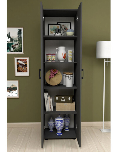 Плакар Мерлин - антрацит MK12-55-08