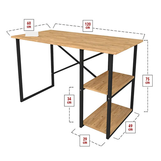 Биро со метална конструкција Брајтон - атлантик MK22-02-02