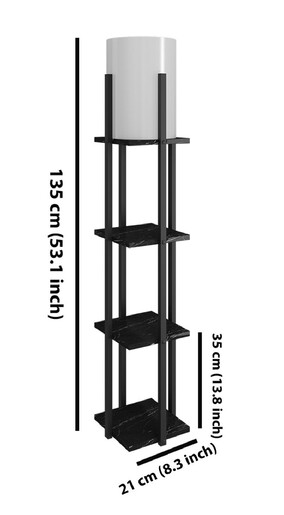 Подна ламба Nora - Black 390FLH1149