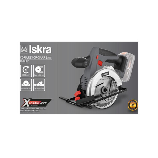 Iskra IX-CS07 X-crossБатериска циркуларна пила