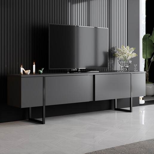 Комплет за дневна соба Luxe - Anthracite, Black 618BLY1169