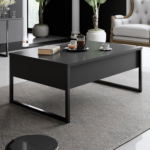 Комплет за дневна соба Luxe - Anthracite, Black 618BLY1169