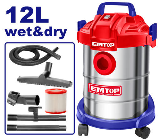 Emtop EVCR0801 Правосмукалка 12Л