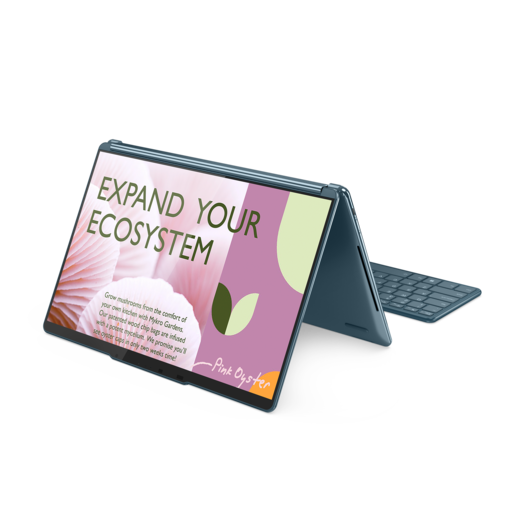 Lenovo Yoga Book 9 13IRU8, 82YQ003PRM, 2x13,3 2,8K OLED Touchscreen 400nits, Intel Core i7 1355U, 16GB RAM, 1TB PCIe NVMe SSD, Intel Iris Xe Graphics, Windows 11 Home, лаптоп