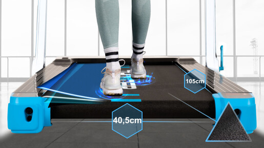 Thunder RACE-WHITE трака за трчање