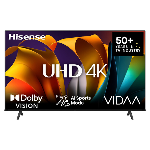 Hisense LED 43A6N, 4K Ultra HD, Smart TV, VIDAA Smart OS, Direct Full Array, DTS Virtual X, Dolby Vision HDR **МОДЕЛ 2024**