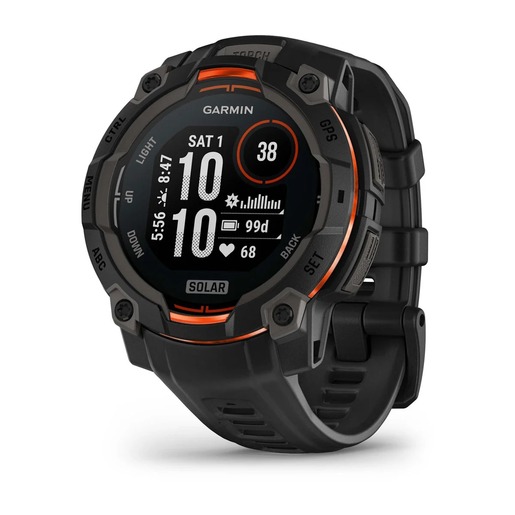 Garmin Instinct 3 Solar, 45 mm, Black, 010-02934-00
