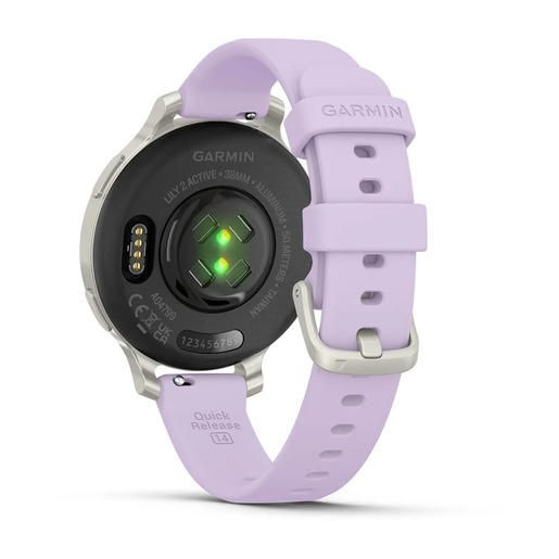 Garmin Lily 2 Active, Silver/Jasmine Purple, 010-02891-01