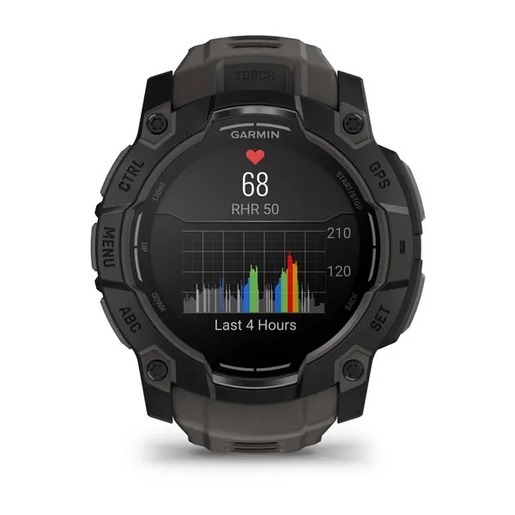Garmin Instinct 3 Amoled, 50 mm, Black Charcoal, 010-03020-00