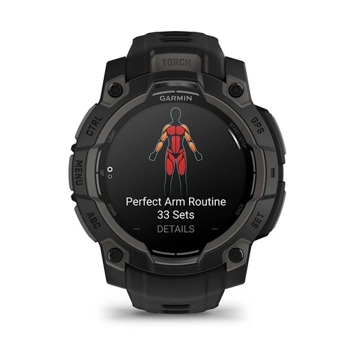 Garmin Instinct 3 Amoled, 45 mm, Black, 010-02936-00