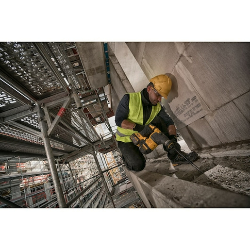 DEWALT безжична чеканска дупчалка SDS-Plus 18/54V, 2x9Ah, 3.5J, полнач и TSTAK - DCH333X2-QW