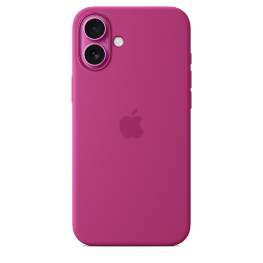 Apple iPhone 16 Plus Silicone Case s MagSafe, Fuchsia (myye3zm/a)