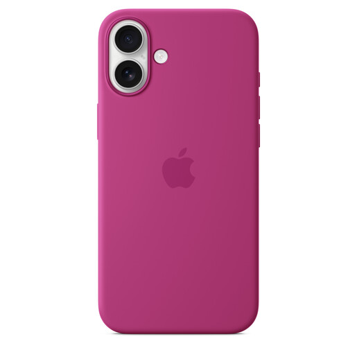 Apple iPhone 16 Plus Silicone Case s MagSafe, Fuchsia (myye3zm/a)
