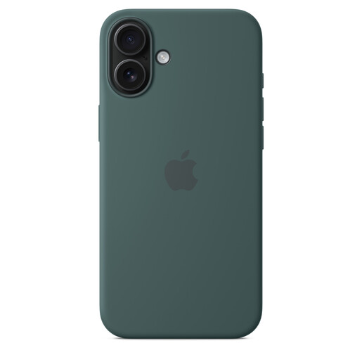 Apple iPhone 16 Plus Silicone Case s MagSafe, Lake Green (myyh3zm/a)