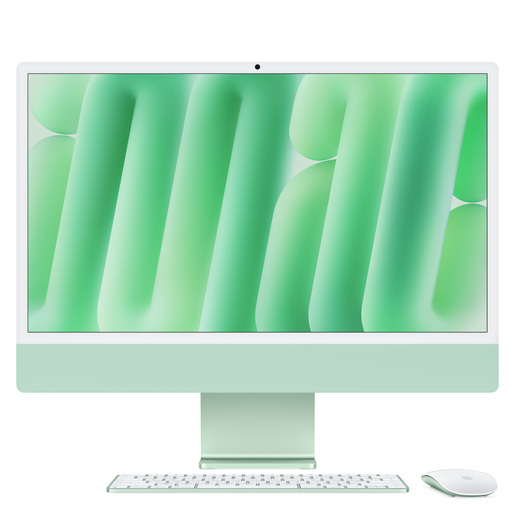 Apple iMac, mwuy3ze/a, 24, M4, 16GB RAM, 256GB SSD, Green, All-in-One десктоп
