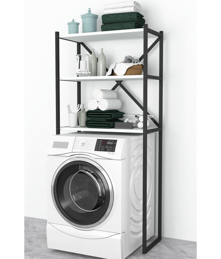 Полица за перална со метална конструкција