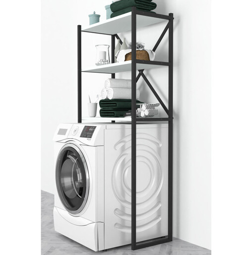 Полица за перална со метална конструкција