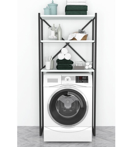 Полица за перална со метална конструкција