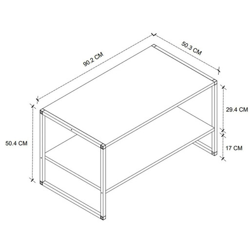 Клуб маса Крафт - антрацит