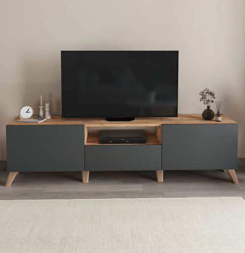 ТВ комода Nova - атлантик/антрацит