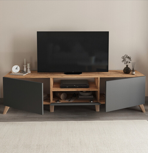 ТВ комода Nova - атлантик/антрацит