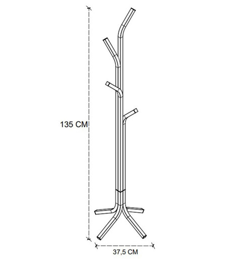 Метална закачалка ONYX