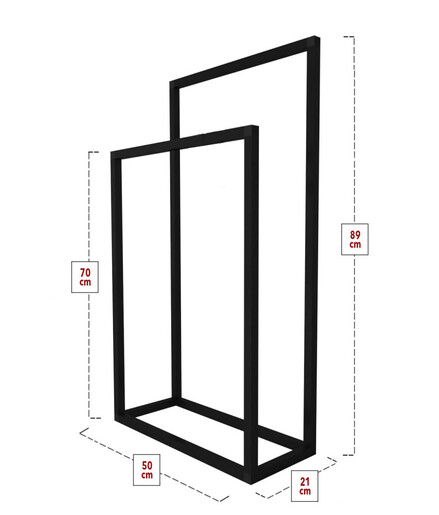Метална закачалка Wellness