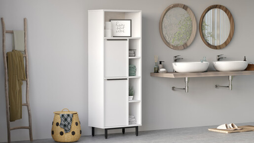 Плакар за бања Ocean - бел