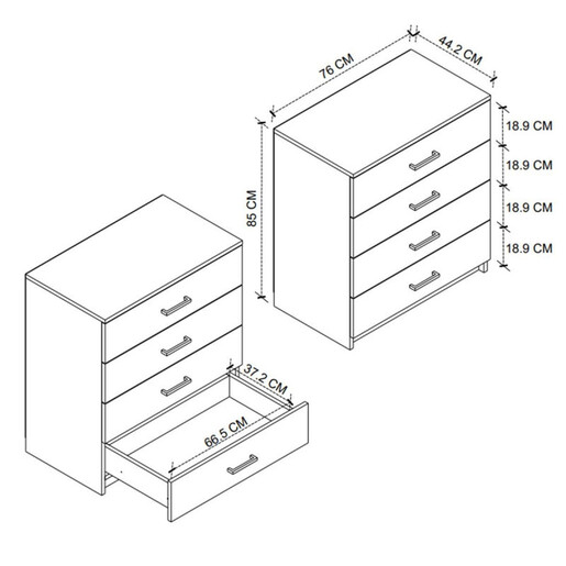 Фиокар Forma со 4 фиоки