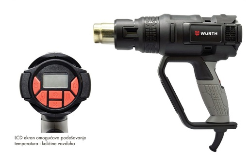 Wurth HLG2000P-LCD Електричен индустриски фен