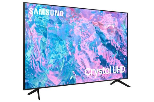 SAMSUNG LED TV UE75DU7102KXXH, 4K Ultra HD, Smart TV, Crystal 4K procesor, PurColor технологија, Црна боја **МОДЕЛ 2024**