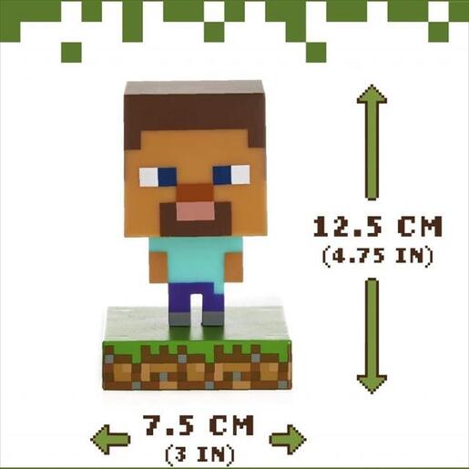 GAME FIGURINE PALADONE MINECRAFT STEVE LIGHT LAMP, PP6594MCF