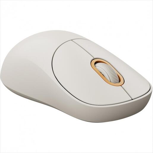 MOUSE WIRELESS USB XIAOMI MOUSE 3 WHITE Silent w/Dual 2.4GHz and Bluetooth (3 device)