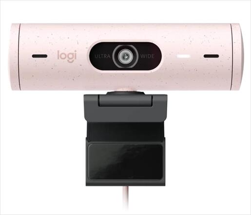 WEB CAMERA LOGITECH BRIO 500 ROSE 1080p/30fps, USB-C, Rose, 960-001421