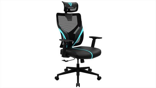 GAMING CHAIR ThunderX3 YAMA1 BLACK/CYAN, TEGC-3030001.C1