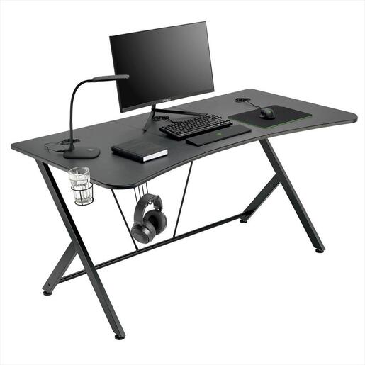 GAMING DESK NITRO CONCEPTS NEMESIS XSPACE, BLACK, 4219287