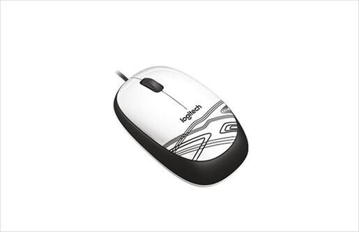 MOUSE WIRED USB LOGITECH M105 White, 910-002932