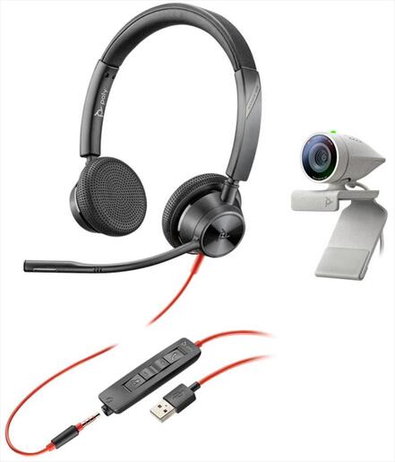 WEB CAMERA Poly Bundle Studio P5 1080p with Blackwire 3325 Stereo headphones 2200-87130-025