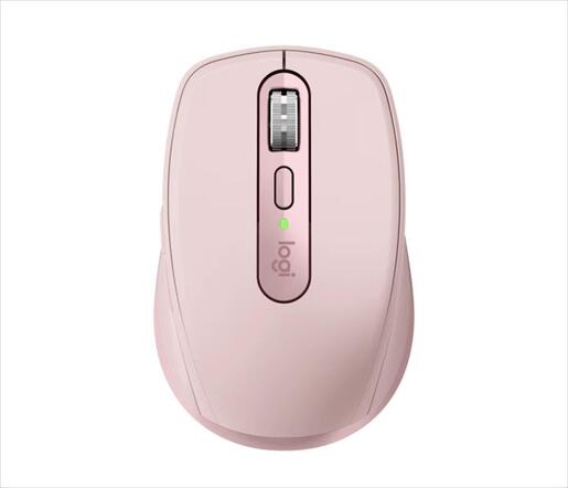MOUSE WIRELESS USB LOGITECH MX Anywhere 3 w/Bluetooth Multi-device rose, Unify, 910-005990