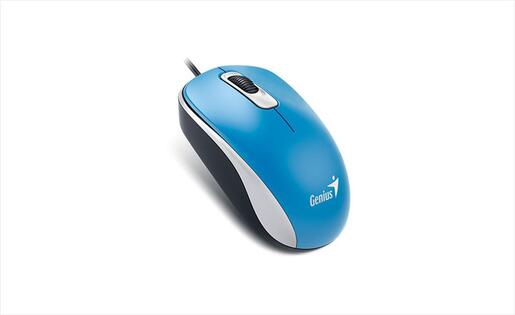 MOUSE WIRED USB GENIUS DX-110 Blue