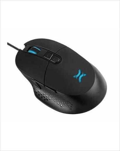 MOUSE WIRED NOXO, TURMOIL GAMING MOUSE, USB, DPI 6400,8 PROGRAMMABLE BUTTONS,ADDITIONAL DOUBLE-CLICK BUTTON, COLOUR CYCLE ILLUMINATION, Black