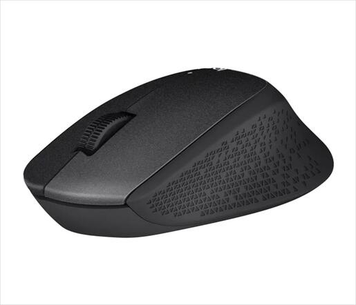 MOUSE WIRELESS USB LOGITECH M330 Silent Plus black, Unify ready, 910-004909
