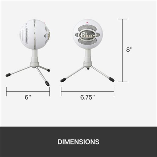 MICROPHONE LOGITECH SNOWBALL ICE WHITE, 988-000070