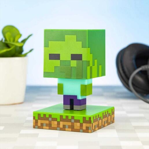 GAME FIGURINE PALADONE MINECRAFT ZOMBIE LIGHT LAMP, PP6592MCFV2