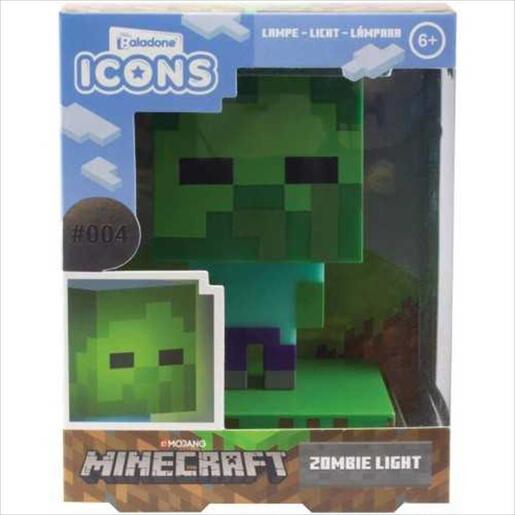 GAME FIGURINE PALADONE MINECRAFT ZOMBIE LIGHT LAMP, PP6592MCFV2