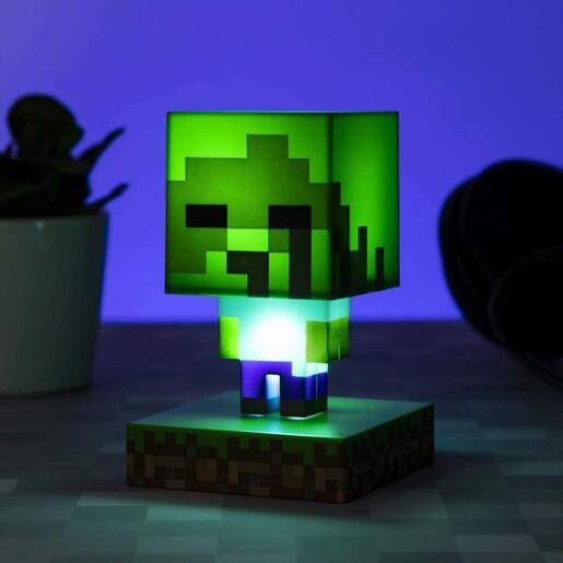 GAME FIGURINE PALADONE MINECRAFT ZOMBIE LIGHT LAMP, PP6592MCFV2