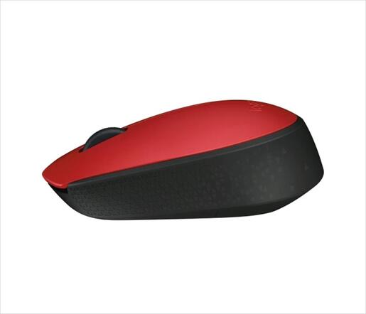 MOUSE WIRELESS USB LOGITECH M171 Red/Black 910-004641