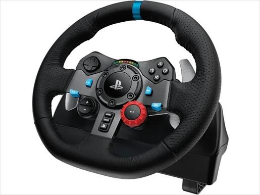 GAME WHEEL LOGITECH G29 DRIVING FORCE w/ pedals, for PS3, PS4, PC, 941-000112